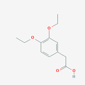 molecular formula C12H16O4 B187857 3,4-二乙氧基苯乙酸 CAS No. 38464-04-9