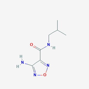 B187858 4-amino-N-isobutyl-1,2,5-oxadiazole-3-carboxamide CAS No. 405278-58-2