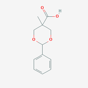 B187863 5-Methyl-2-phenyl-1,3-dioxane-5-carboxylic acid CAS No. 207850-04-2