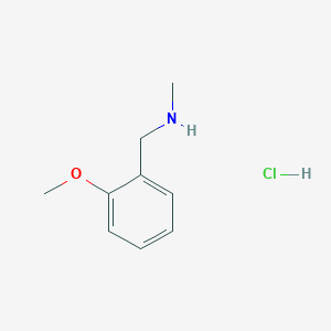molecular formula C9H14ClNO B187874 1-(2-Methoxyphenyl)-N-methylmethanamine hydrochloride CAS No. 181880-42-2