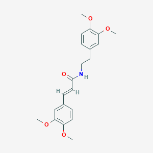 molecular formula C21H25NO5 B187892 鲁贝明 CAS No. 121817-65-0