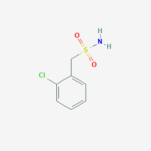 molecular formula C7H8ClNO2S B187895 (2-氯苯基)甲磺酰胺 CAS No. 89665-79-2