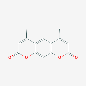 B187926 4,6-Dimethylpyrano[3,2-g]chromene-2,8-dione CAS No. 54107-67-4