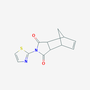 B187927 4-(1,3-Thiazol-2-yl)-4-azatricyclo[5.2.1.0~2,6~]dec-8-ene-3,5-dione CAS No. 16132-04-0