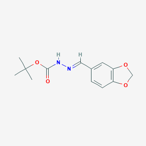 B187939 Tert-butyl 2-(1,3-benzodioxol-5-ylmethylene)hydrazinecarboxylate CAS No. 31127-16-9
