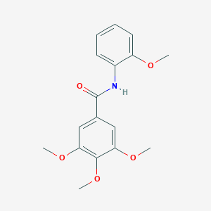 molecular formula C17H19NO5 B187944 3,4,5-三甲氧基-N-(2-甲氧基苯基)苯甲酰胺 CAS No. 3940-77-0