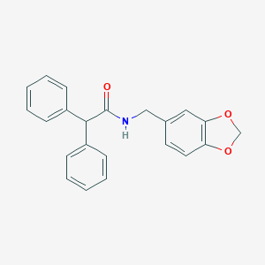 B187946 N-(1,3-benzodioxol-5-ylmethyl)-2,2-diphenylacetamide CAS No. 5809-40-5