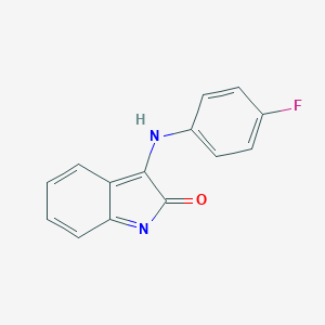 B187948 3-(4-Fluoroanilino)indol-2-one CAS No. 21231-47-0