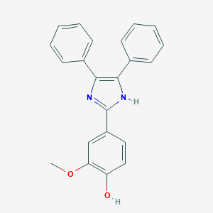B187963 4-(4,5-diphenyl-1H-imidazol-2-yl)-2-methoxyphenol CAS No. 24777-14-8