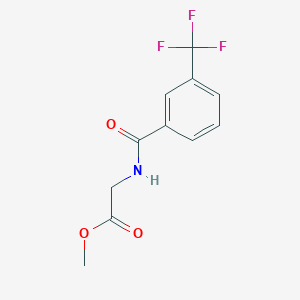 B187967 Methyl 2-(3-(trifluoromethyl)benzamido)acetate CAS No. 131648-66-3