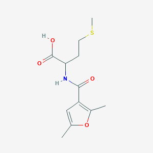 molecular formula C12H17NO4S B187991 2-[(2,5-二甲基呋喃-3-羰基)-氨基]-4-甲硫基丁酸 CAS No. 318466-02-3