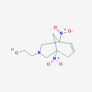 B188003 2-(1,5-Dinitro-3-azabicyclo[3.3.1]non-6-en-3-yl)ethanol CAS No. 268216-95-1