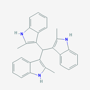B188014 3-(Bis(2-methyl-1H-indol-3-yl)methyl)-2-methyl-1H-indole CAS No. 602-04-0