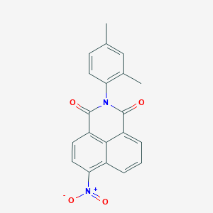 molecular formula C20H14N2O4 B188024 2-(2,4-Dimethylphenyl)-6-nitro-1H-benz(de)isoquinoline-1,3(2H)-dione CAS No. 94110-12-0