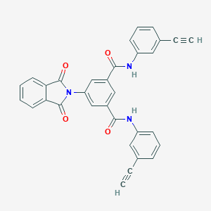 molecular formula C32H19N3O4 B188029 5-(1,3-dioxoisoindol-2-yl)-1-N,3-N-bis(3-ethynylphenyl)benzene-1,3-dicarboxamide CAS No. 5186-63-0