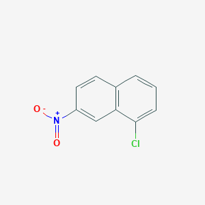 molecular formula C10H6ClNO2 B188079 1-Chloro-7-nitronaphthalene CAS No. 102153-58-2