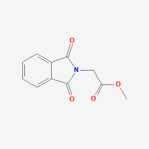 molecular formula C11H9NO4 B188084 Methyl 2-(1,3-dioxoisoindolin-2-yl)acetate CAS No. 23244-58-8