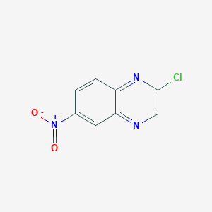 molecular formula C8H4ClN3O2 B188090 2-Chloro-6-nitroquinoxaline CAS No. 6272-25-9