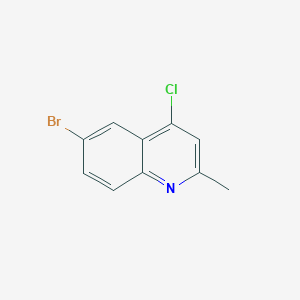 molecular formula C10H7BrClN B188114 6-溴-4-氯-2-甲基喹啉 CAS No. 53364-85-5