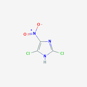 molecular formula C3HCl2N3O2 B188135 2,5-dichloro-4-nitro-1H-imidazole CAS No. 159965-32-9