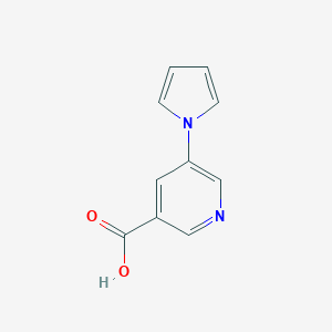 molecular formula C10H8N2O2 B188153 5-(1H-吡咯-1-基)烟酸 CAS No. 690632-31-6