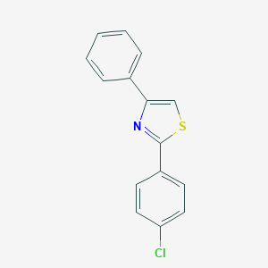 molecular formula C15H10ClNS B188157 2-(4-Chlorophenyl)-4-phenyl-1,3-thiazole CAS No. 2227-72-7