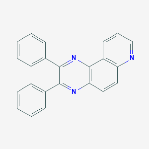 molecular formula C23H15N3 B188158 2,3-Diphenylpyrido[3,2-f]quinoxaline CAS No. 87967-75-7