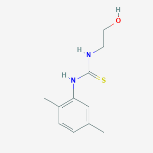 molecular formula C11H16N2OS B188199 1-(2,5-Dimethylphenyl)-3-(2-hydroxyethyl)thiourea CAS No. 52266-59-8