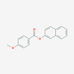 molecular formula C18H14O3 B188212 2-Naphthyl 4-methoxybenzoate CAS No. 124854-38-2