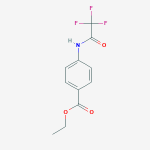 molecular formula C11H10F3NO3 B188213 4-[(三氟乙酰)氨基]苯甲酸乙酯 CAS No. 24568-14-7