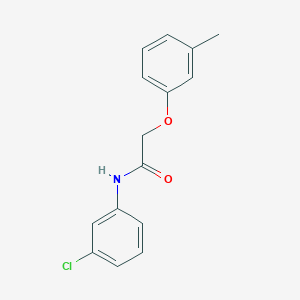 molecular formula C15H14ClNO2 B188214 N-(3-chlorophenyl)-2-(3-methylphenoxy)acetamide CAS No. 62095-53-8