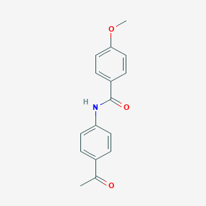 molecular formula C16H15NO3 B188215 N-(4-acetylphenyl)-4-methoxybenzamide CAS No. 72269-25-1