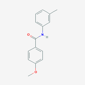 molecular formula C15H15NO2 B188220 4-methoxy-N-(3-methylphenyl)benzamide CAS No. 7464-53-1