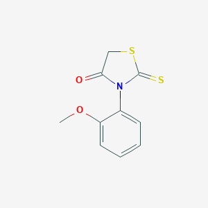 molecular formula C10H9NO2S2 B188226 3-(2-Methoxy-phenyl)-2-thioxo-thiazolidin-4-one CAS No. 56676-49-4