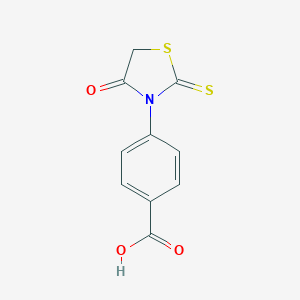 molecular formula C10H7NO3S2 B188228 4-(4-Oxo-2-thioxo-thiazolidin-3-yl)-benzoic acid CAS No. 6322-60-7