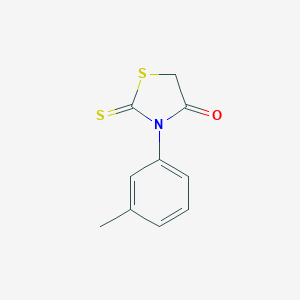 molecular formula C10H9NOS2 B188229 Rhodanine, 3-(m-tolyl)- CAS No. 23522-38-5