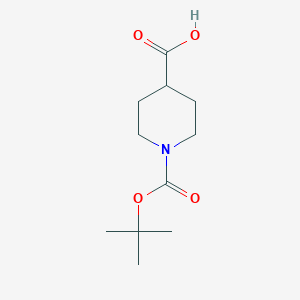 molecular formula C11H19NO4 B188232 N-BOC-piperidine-4-carboxylic acid CAS No. 174286-31-8