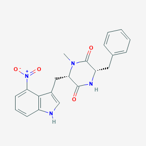 molecular formula C21H20N4O4 B188239 塔克索明 C CAS No. 140111-05-3