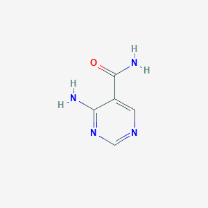 molecular formula C5H6N4O B188243 4-Aminopyrimidine-5-carboxamide CAS No. 4786-51-0