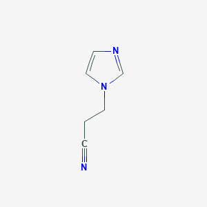 molecular formula C6H7N3 B188249 3-(1H-Imidazol-1-yl)propanenitrile CAS No. 23996-53-4