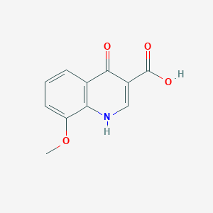 molecular formula C11H9NO4 B188250 4-Hydroxy-8-methoxyquinoline-3-carboxylic acid CAS No. 35975-69-0