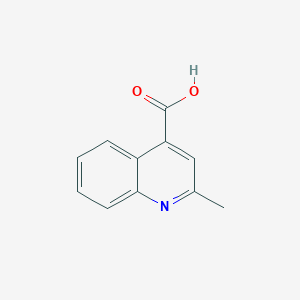 molecular formula C11H9NO2 B188263 2-Methylquinoline-4-carboxylic acid CAS No. 634-38-8
