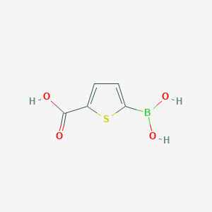 molecular formula C5H5BO4S B188264 2-Carboxythiophene-5-boronic acid CAS No. 465515-31-5