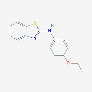 molecular formula C15H14N2OS B188273 Benzothiazol-2-yl-(4-ethoxy-phenyl)-amine CAS No. 6634-87-3