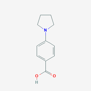 molecular formula C11H13NO2 B188274 4-(吡咯烷-1-基)苯甲酸 CAS No. 22090-27-3