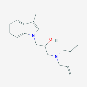 molecular formula C19H26N2O B188280 1-(Diallylamino)-3-(2,3-dimethyl-1H-indol-1-YL)propan-2-OL CAS No. 315247-81-5