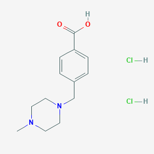 molecular formula C13H20Cl2N2O2 B018829 4-[(4-甲基哌嗪-1-基)甲基]苯甲酸二盐酸盐 CAS No. 106261-49-8