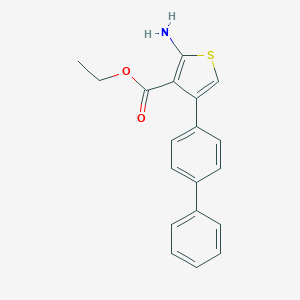 molecular formula C19H17NO2S B188299 2-氨基-4-[1,1'-联苯]-4-基-3-噻吩甲酸乙酯 CAS No. 307343-50-6