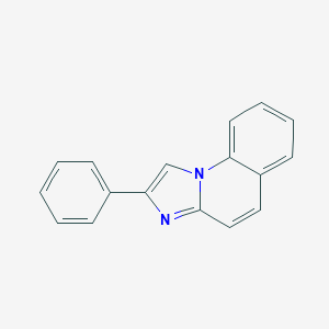 molecular formula C17H12N2 B188334 2-Phenylimidazo[1,2-a]quinoline CAS No. 74944-11-9