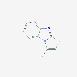 molecular formula C10H8N2S B188335 3-Methyl[1,3]thiazolo[3,2-a]benzimidazole CAS No. 5268-73-5